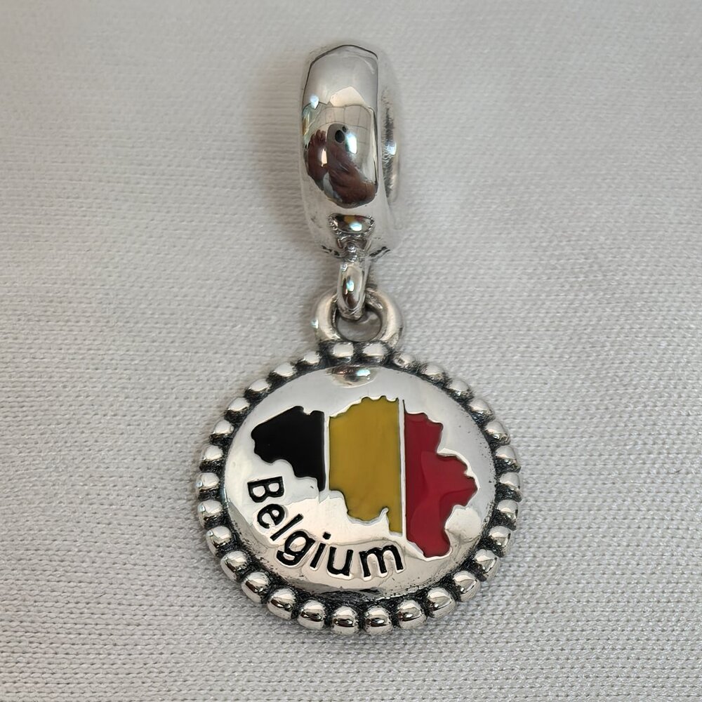 Pandora Belgium Exclusive Charm Pendant, S925 Silver Jewelry